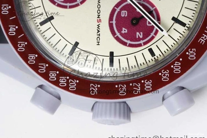 1229 Speedmaster Misson To Pluto 1:1 Best Edition Gray Dial On Nylon Strap Quartz TravelReady 7858